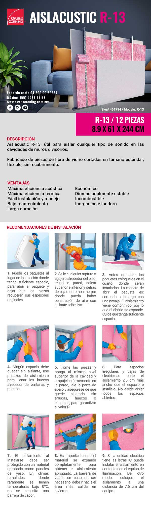 Aislante Foamular Owens Corning